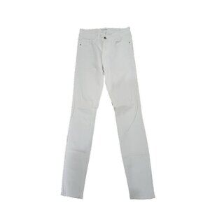 FRAME Le Skinny De Jeanne Skinny Jeans In Blanc White Women's 25
